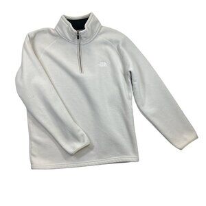 The North Face Pullover Sweater Mens Large White Half Zip